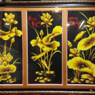 Tranh đính đá Phúc Lộc Thọ 77296 (chưa đính)