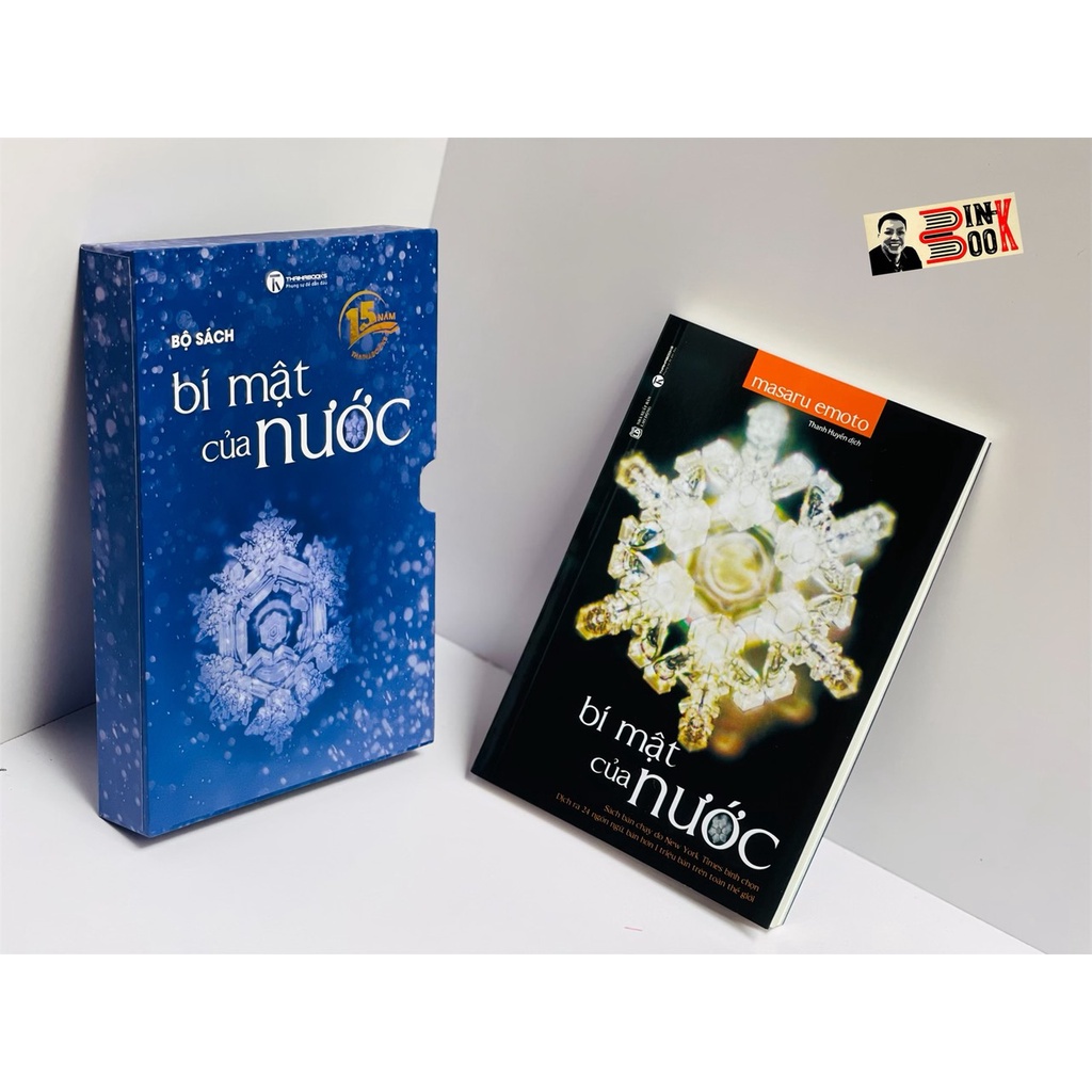 Sách - [15 năm Thaihabooks] Boxset 02 tập Bí mật của nước - Thông điệp của nước – Masaru Emoto