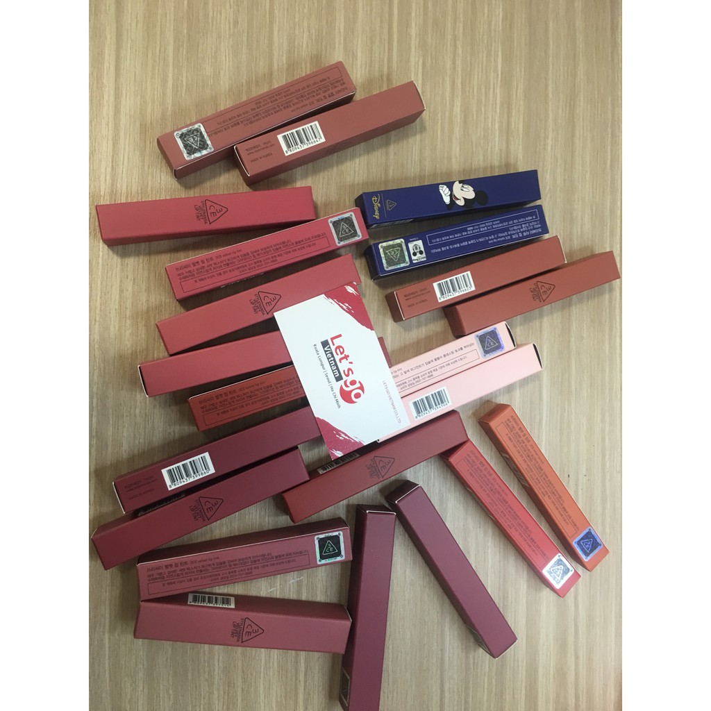 Son kem siêu lì 3CE Velvet Lip Tint #GOING RIGHT (20/02/2022)