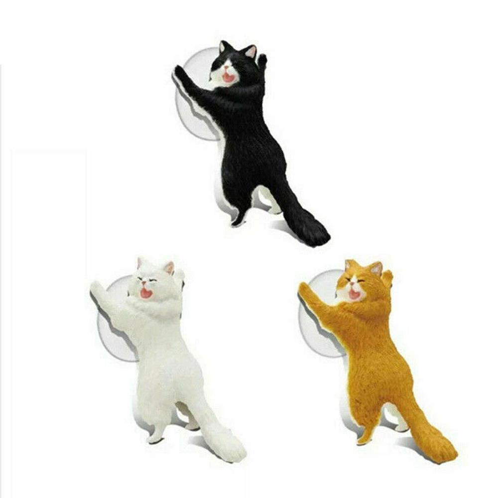 Giá Đỡ Điện Thoại / Máy Tính Bảng Hình Mèo NORMAN Có Giác Hút Để Bàn Thông Dụng