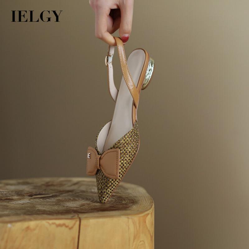 Giày xăng đan IELGY mũi nhọn thanh lịch thời trang dành cho nữ