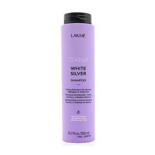 Dầu gội giữ bóng tóc sáng LAKME TEKNIA White Silver Shampoo 300ml | New 2024