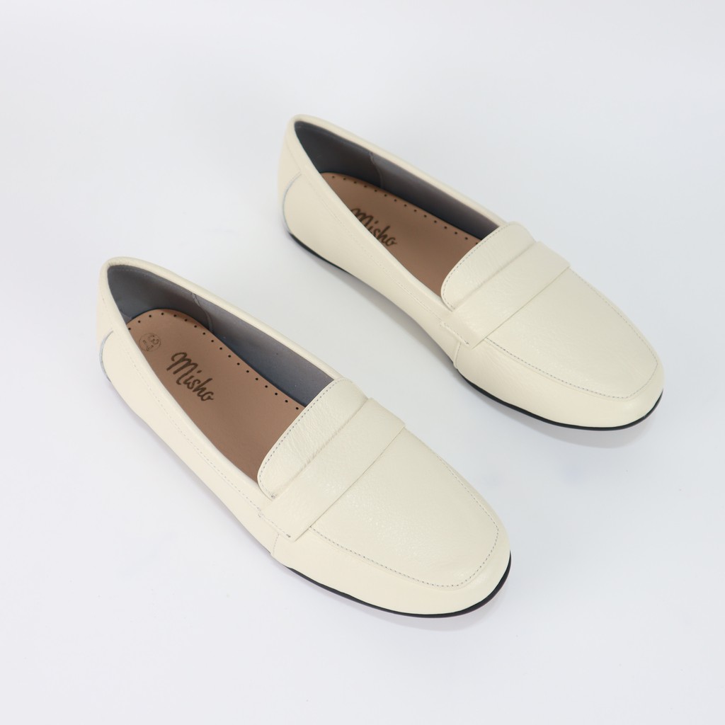 Giày mọi Misho đế bằng da thật 1060 | BigBuy360 - bigbuy360.vn