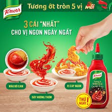 Tương ớt Knorr chai 220gr