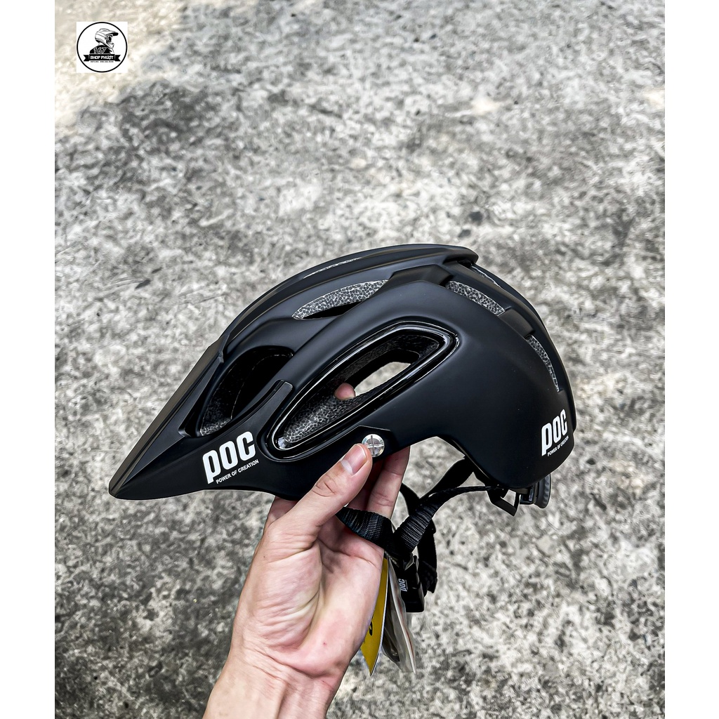 NÓN POC 07 THỂ THAO MÀU ĐEN NHÁM KÈM TÚI VÀ HỘP CHÍNH HÃNG