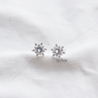 Khuyên tai Blue Snow - Khuyên tai hoa tuyết đính đá xanh