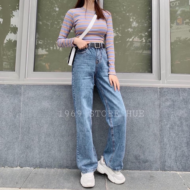 Quần Ống Rộng Dài Dáng Suông đẹp( kèm ảnh thật)