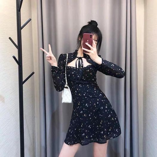 [HÀNG THIẾT KẾ] MAXI VOAN TRẮNG CỔ YẾM SIÊU XINH