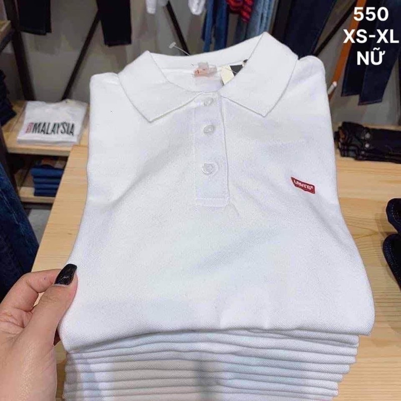 BÁN SỈ ÁO POLO CỔ BẺ LVI 4 MÀU CHO NỮ