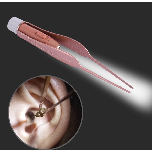 Trọn bộ ráy và nhíp có đèn led kèm phụ kiện full box - phụ kiên chăm sóc taI