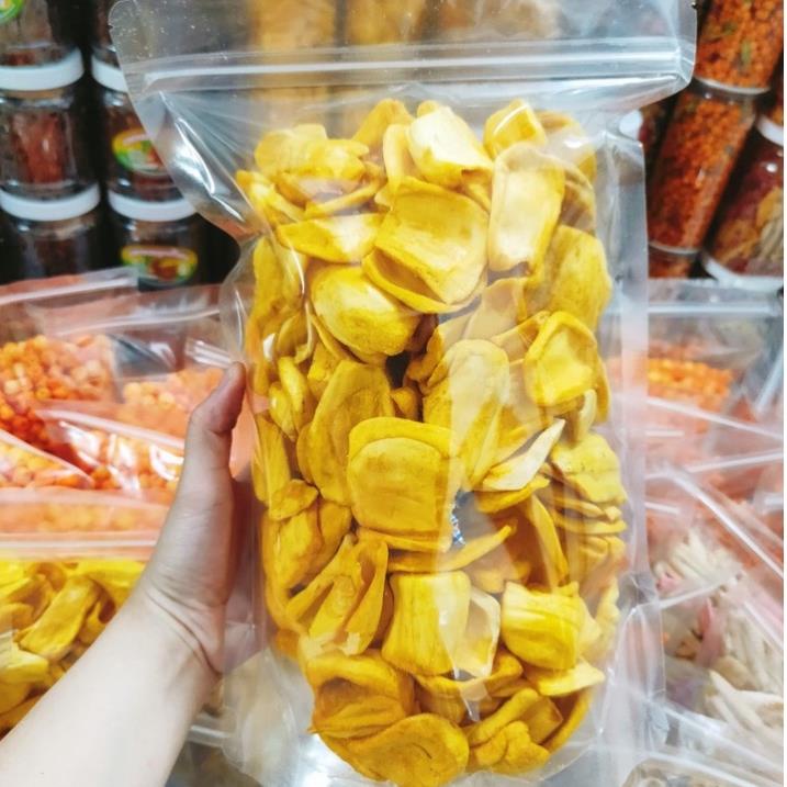 (SALE GIA GOC) Mít thái sấy giòn túi zip 300g/500g, thơm ngọt, nguyên cánh, giòn rụm - NGUỒN ĂN VẶT GIÁ SỈ..