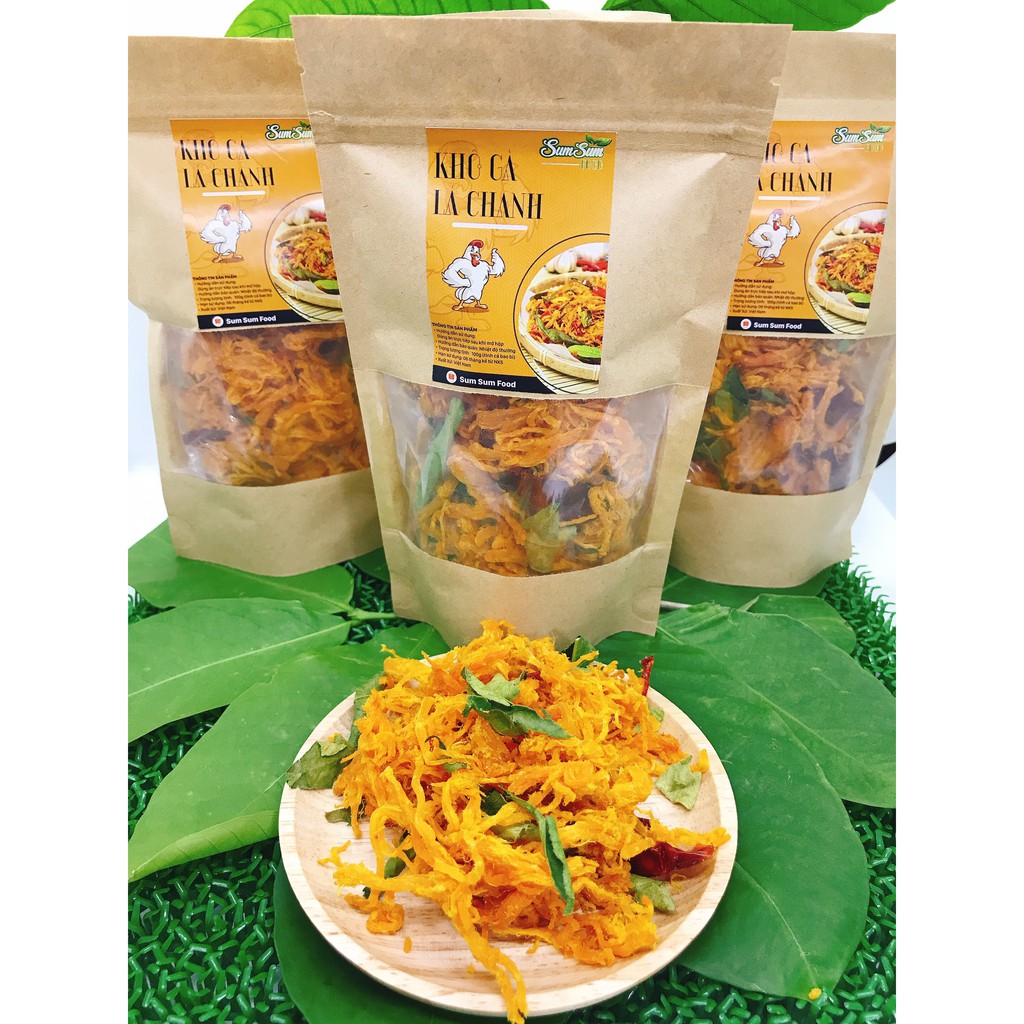 Khô Gà Lá Chanh Gói 100g 🐥Sạch Chất Lượng🐥 Khô Gà  Nguyên Chất 100%  và Không Phẩm Màu Hóa Chất | BigBuy360 - bigbuy360.vn