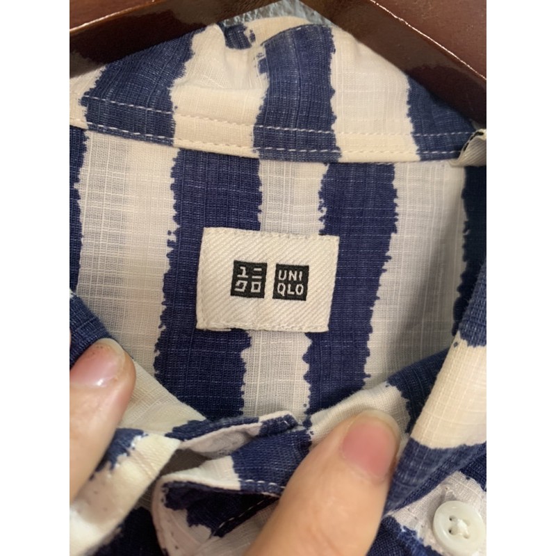 Áo sơ mi ngắn tay t-shirt hiệu UNIQLO chính hãng secondhand