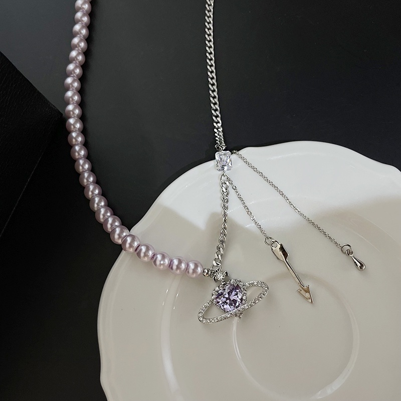 Vòng cổ mặt trái tim đính đá lấp lánh sang trọng cho nữ