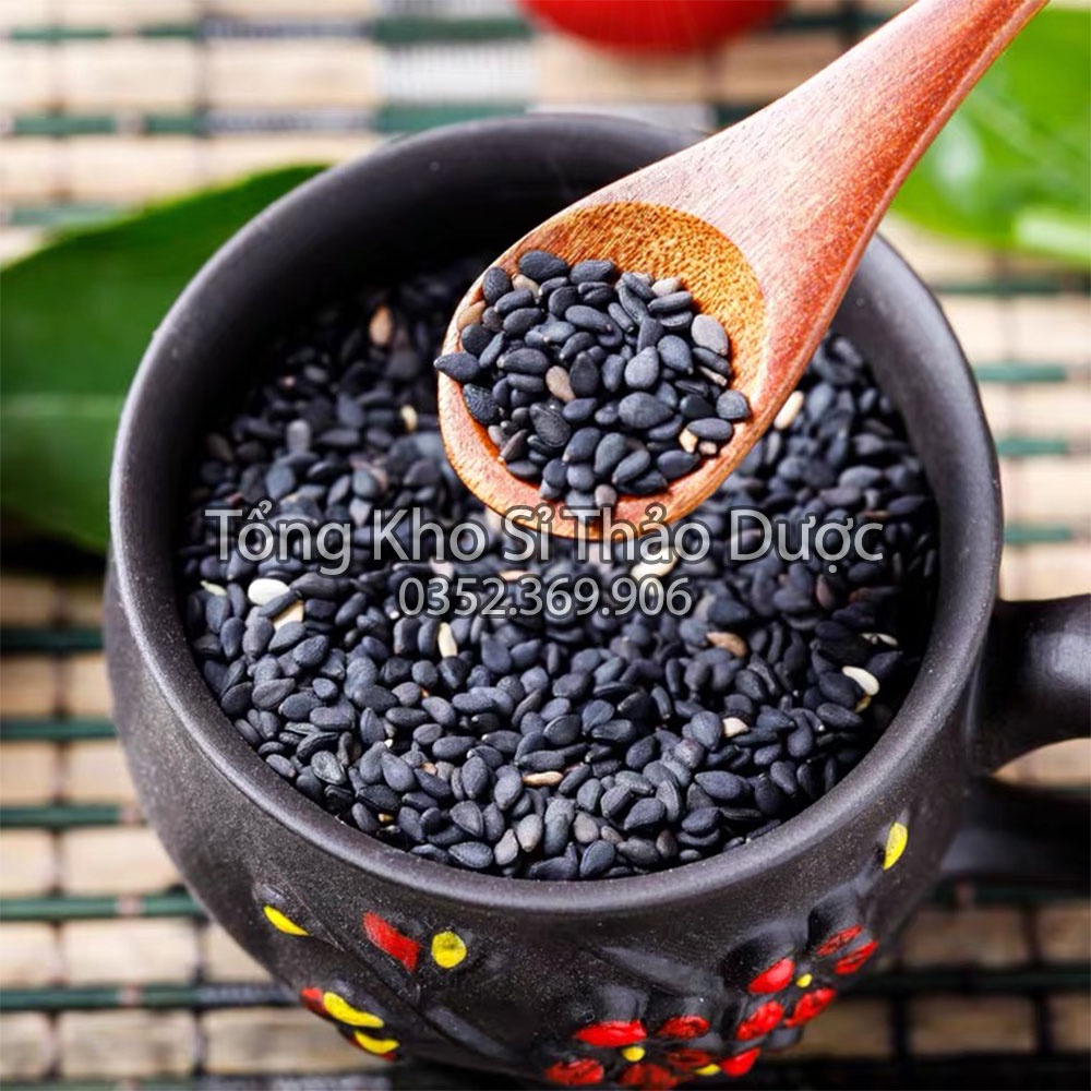 Mè đen nguyên vỏ 500g (Vừng đen khô hữu cơ)
