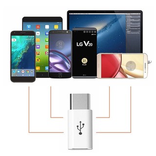 Đầu chuyển đổi micro usb ra USB type C / lightning Adapter micro usb to USB type C Adapter micro usb to lightning
