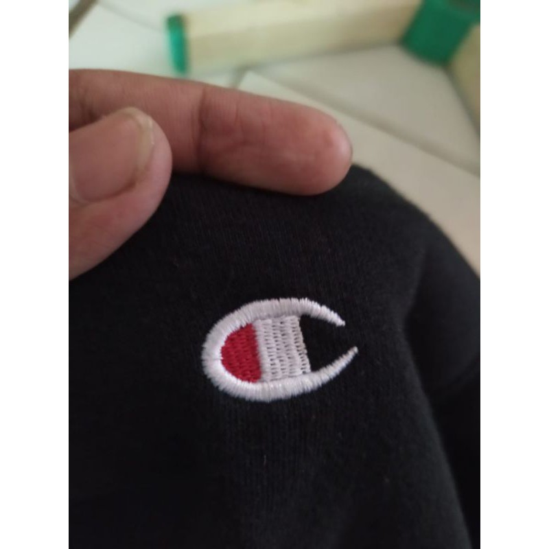 Áo Sweater Champion Chính Hãng Thêu Logo Phong Cách Nhật Bản