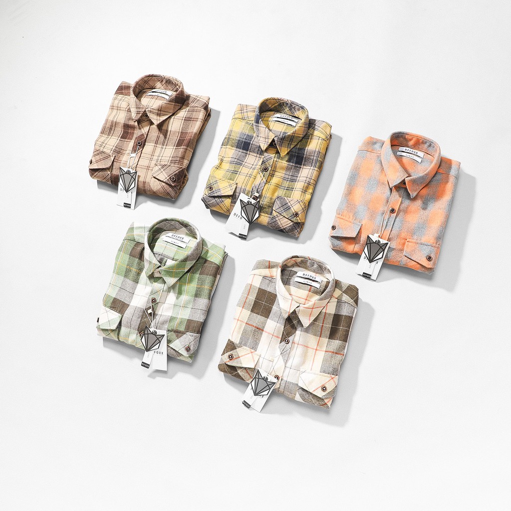 Aó sơ mi Flannel DEFOXX VNXK chính hãng | BigBuy360 - bigbuy360.vn