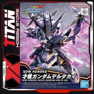 Mô hình lắp ráp gunpla sd heroes saizo gundam delta kai bandai japan