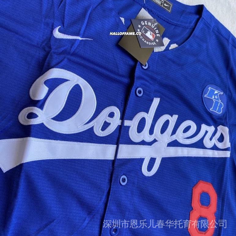 Mlb Áo Bóng Chày Thể Thao Đội la Los Angeles Dodgers 8 / 24 Kobe Bryant Honda KB Blue N5B5