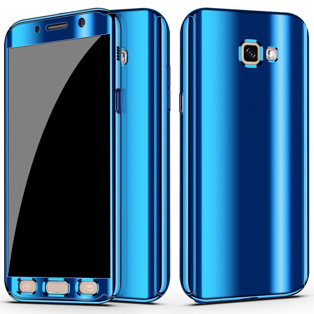 Ốp lưng cứng mạ mặt gương bảo vệ 360 độ thời trang cho Samsung Galaxy J5 J7 A5 A7 2017 Pro