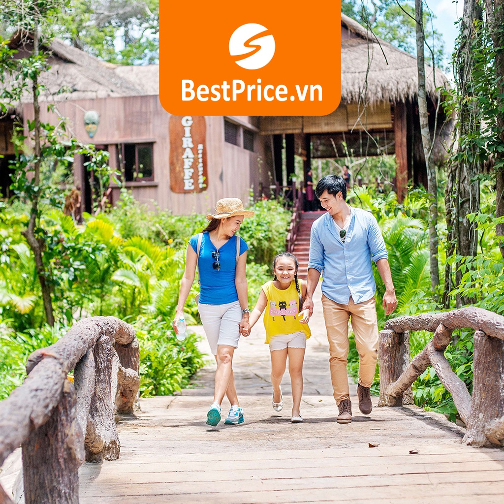 Vé VinWonders + Safari Phú Quốc - Combo 02 vé Người Lớn + 01 vé Trẻ Em - 2022 - BestPrice