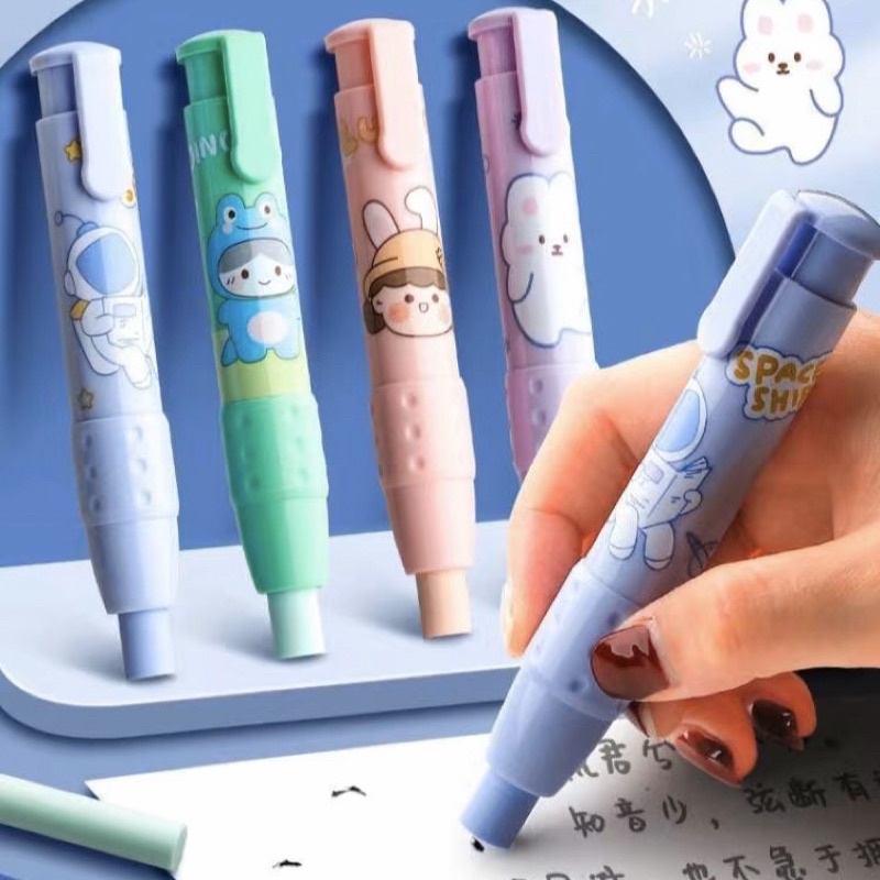 [ DaVinci ] Bút tẩy bấm dễ thương tông màu pastel