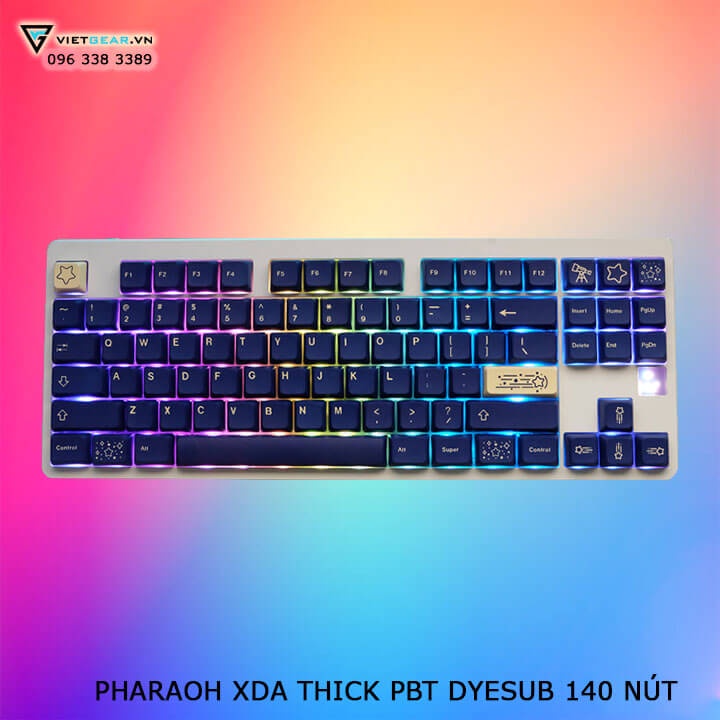 Bộ nút nhựa XDA Stargazing Thick PBT dyesub 139 nút