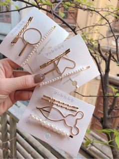 Set 4 kẹp tóc hàn quốc