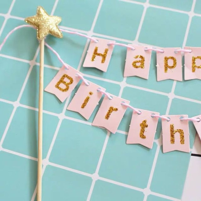 Banner Trang Trí Bánh Sinh Nhật Mini