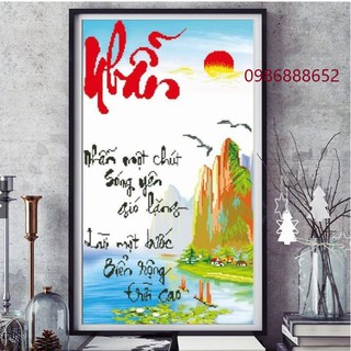 Tranh đá cao cấp abc chữ nhẫn vs080 50 x 79 cm