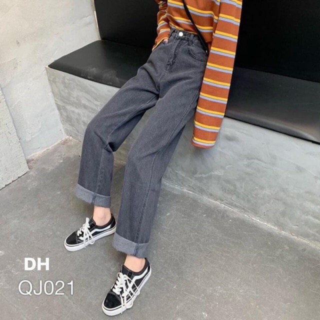 Quần jeans nữ kiểu baggy quá đẹp giá mềm yêu thuong size S-M-L tại Panda Style