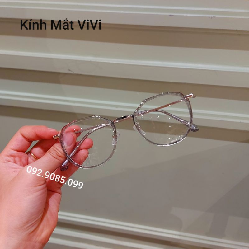 Gọng Kính Cận Kim Loại Nam Nữ Of8854 - Kính thời trang 0 độ hàn quốc + nhận cắt cận viễn loạn | BigBuy360 - bigbuy360.vn
