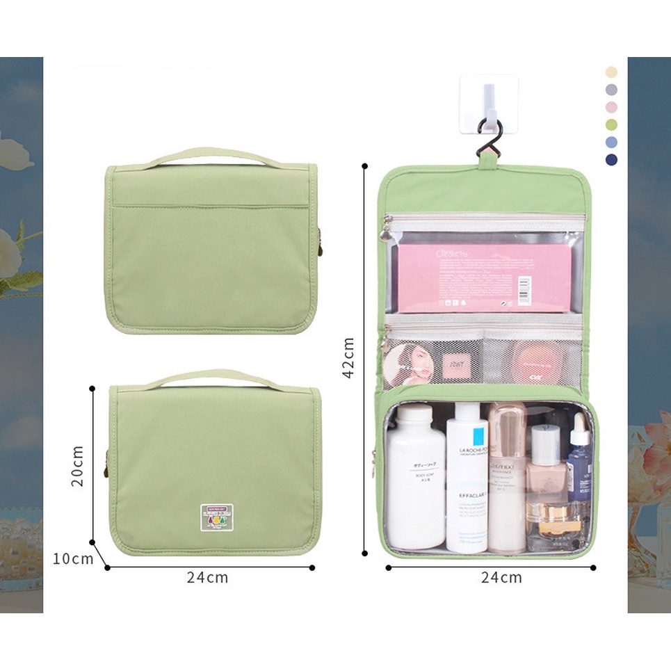 Túi Đựng Mỹ Phẩm Chống Thấm Nước Tiện Lợi Khi Đi Du Lịch