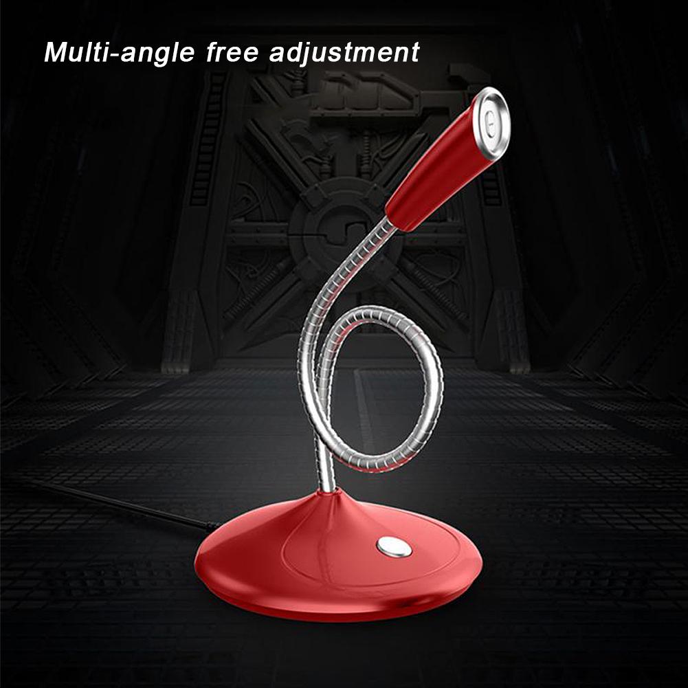 Micrô máy tính điều chỉnh tự do 360 ° Studio Micrô chơi game Trò chuyện Micrô USB cho máy tính để bàn Máy tính xách tay | BigBuy360 - bigbuy360.vn