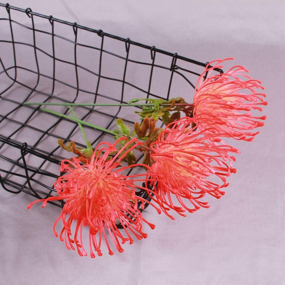Set 3 Bó Hoa Lụa 34cm Màu Sắc Tươi Sáng Dùng Làm Đạo Cụ Chụp Ảnh Cưới / Trang Trí Nhà Cửa