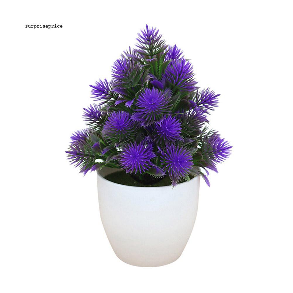 1 Chậu Cây Bonsai Nhân Tạo Mini Trang Trí Nhà Hàng / Khách Sạn