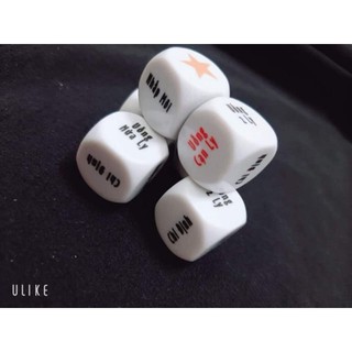 Xí Ngầu Uống Bia 6 Mặt Hình Và Chữ Siêu Vui