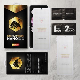 Miếng dán dẻo PPF cho Samsung Galaxy Note 8/ Note 9/ Note 10/ Note 10 Plus/ Fold/ Z Flip hiệu Webphukien