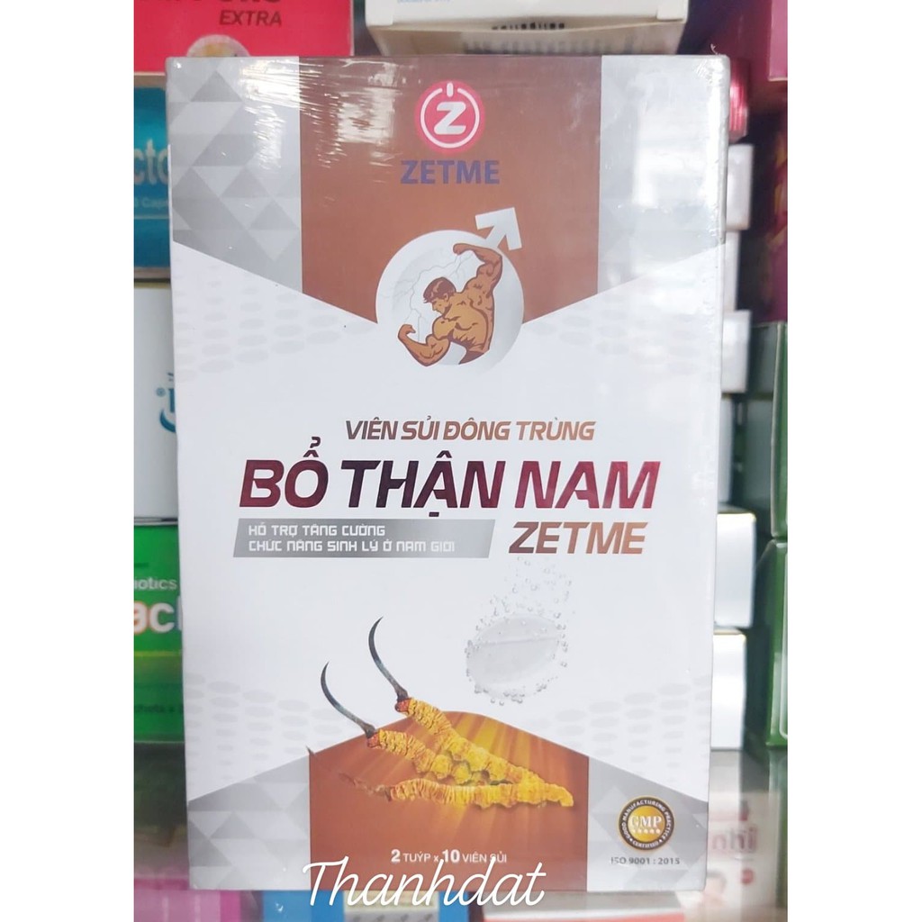 Viên sủi đông trùng bổ thận nam zetme