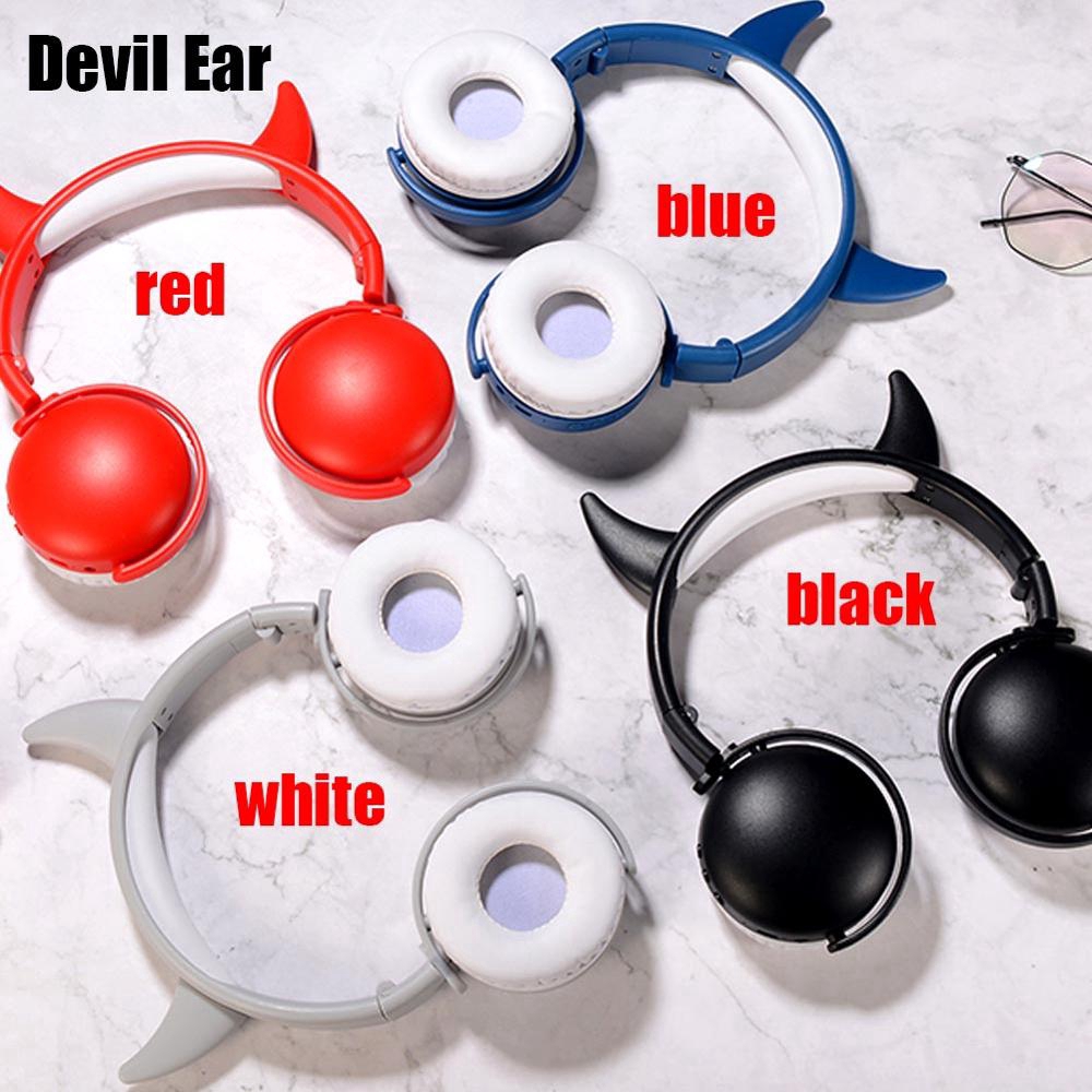 Cute Cat Ear Headphones Wireless Bluetooth 5.0 Headphone Headset for Girls Kids Gift with Mic
