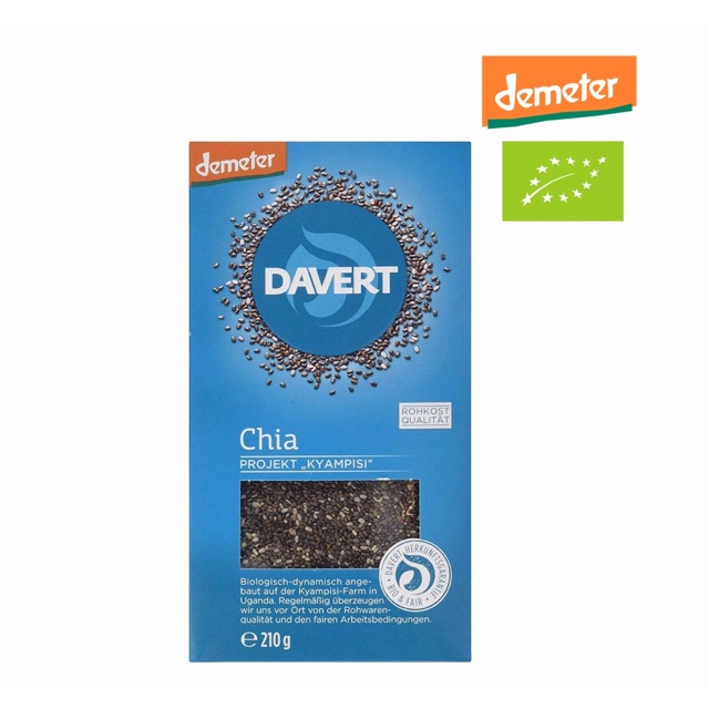 Hạt chia hữu cơ Davert 210gr