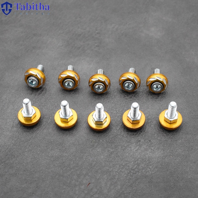 Bộ Ốc Vít Bằng Hợp Kim Nhôm Nhiều Màu Sắc Chuyên Dụng Cho Xe Máy