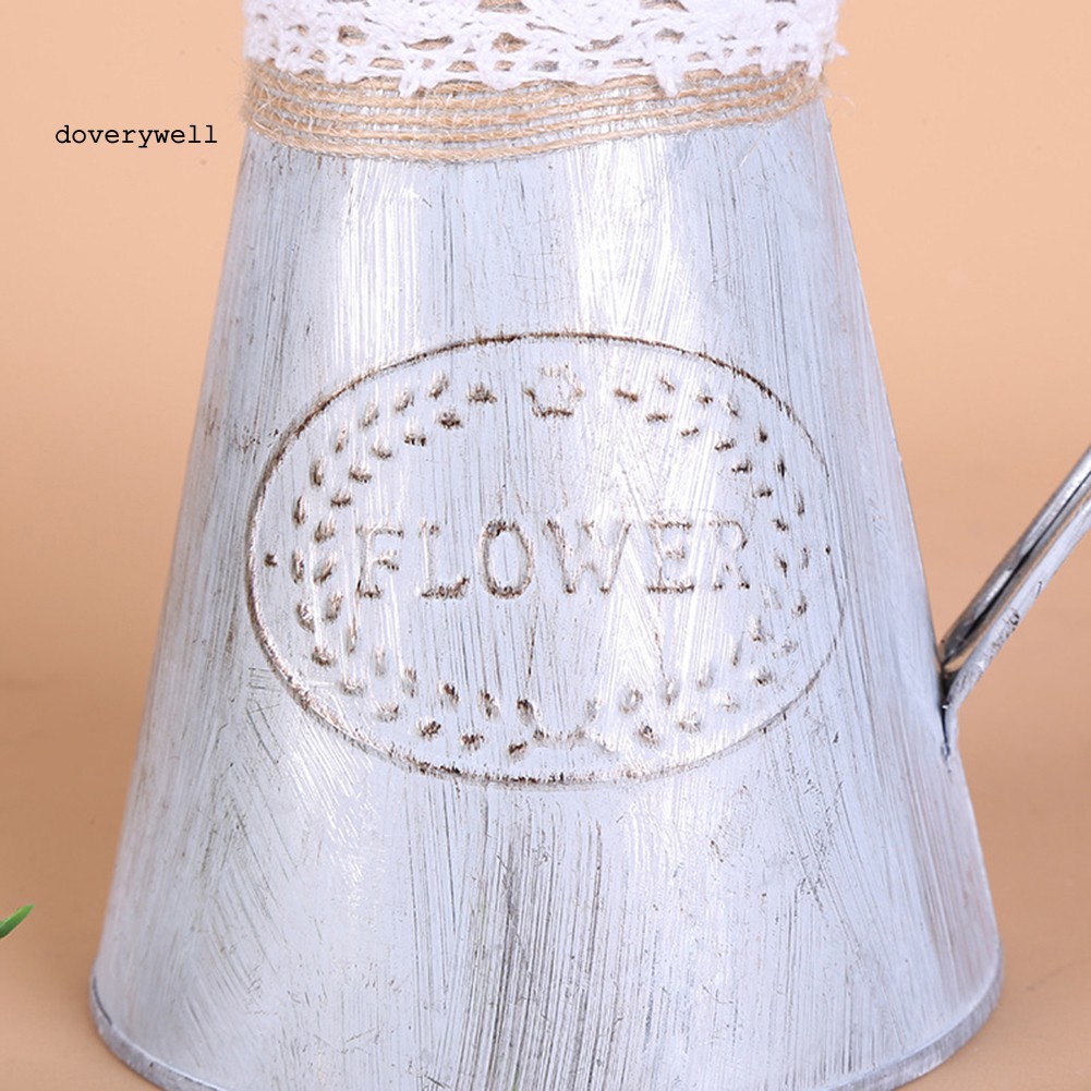 Lọ cắm hoa bằng sắt phong cách đồng quê cổ điển sáng tạo