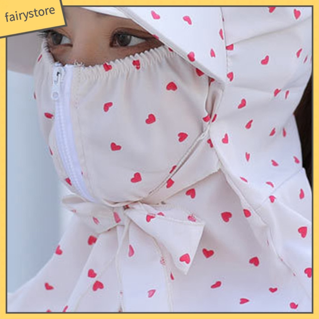 Mũ Cotton Che Cổ Chống Nắng Thời Trang Cho Nữ