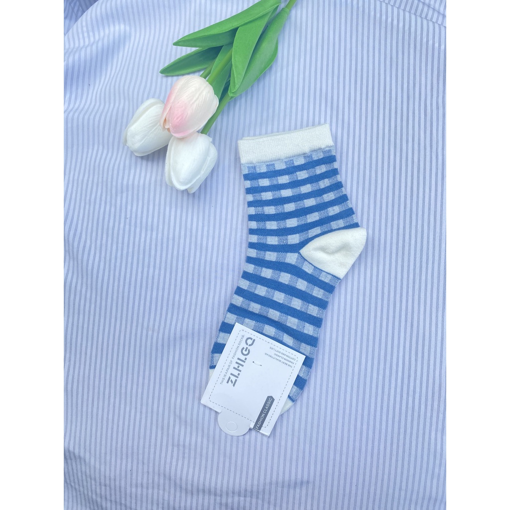 Vớ nữ Mivino tất cổ cao hàn quốc xanh trẻ trung năng động TN219