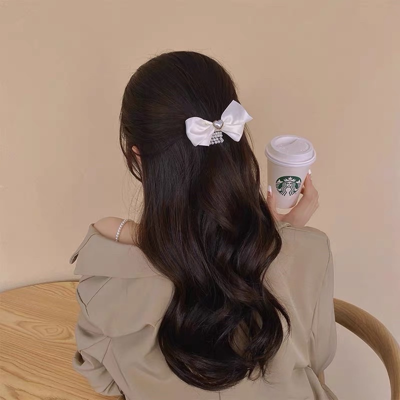 Cột tóc nơ đính ngọc đá nhiều mẫu