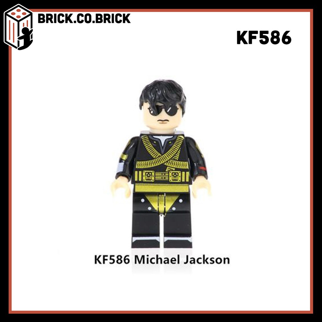 KF6047 - Đồ chơi lắp ráp minifigures - mô hình và lego cố ca sĩ nhạc pop nổi tiếng nhân vật Michael Jackson