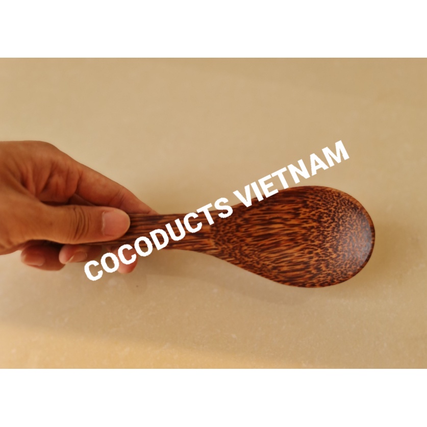 Muôi xúc cơm/canh gỗ dừa thủ công