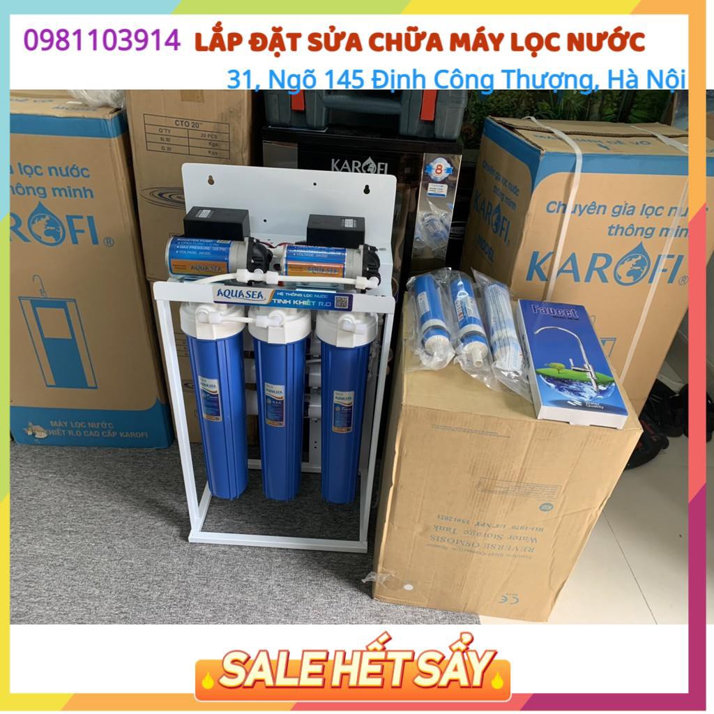 Máy Lọc Nước 50 Lít/Giờ👉 Máy Lọc Công Suất Lớn 👉 Máy Lọc Nước Ro Aquasea GIÁ CHƯA BAO GỒM VỎ TỦ
